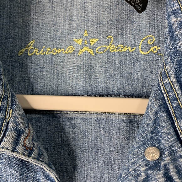 Arizona Jean Co. Denim Jacket women’s sz XL - Picture 2 of 8